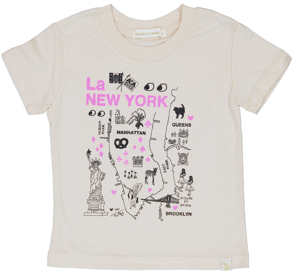 Crew Tee - La NEW YORK in Pink