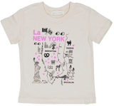 Crew Tee - La NEW YORK in Pink