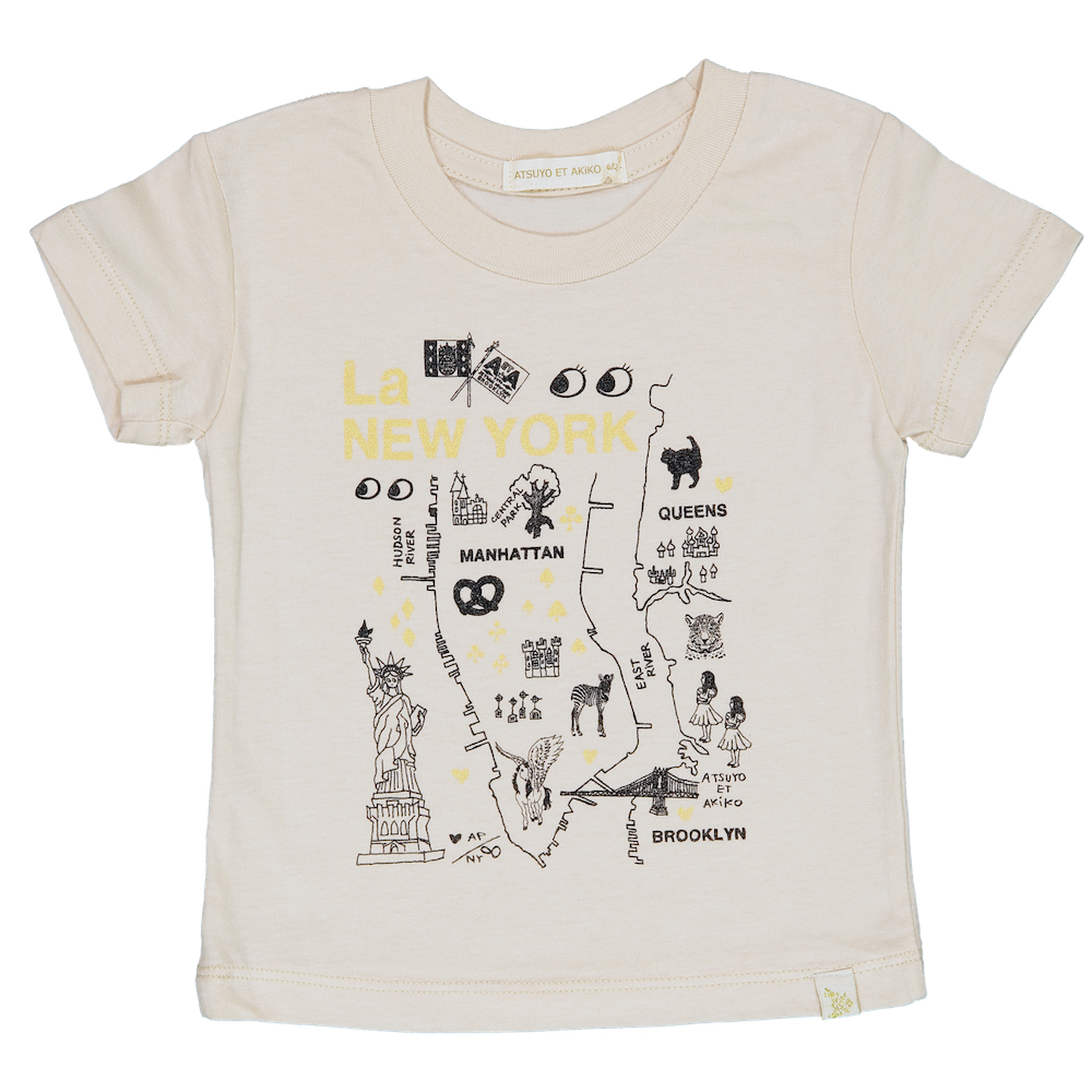 Crew Tee - La NEW YORK in Gold