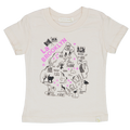 Crew Tee - La BROOKLYN in PiNK