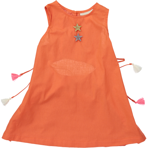 A-Mia Dress in Orange