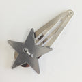 WS HAiR PiN - ÉTOiLE  - SiLVER/BLACK