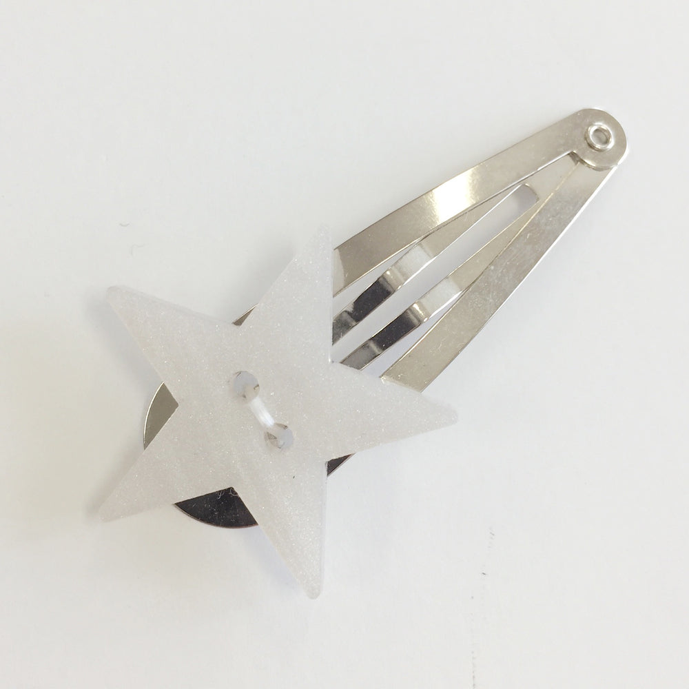 WS HAiR PiN - ÉTOiLE  - WHiTE