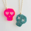 WS NECKLACE - BFF (SET OF 2) - PiNK/GREEN