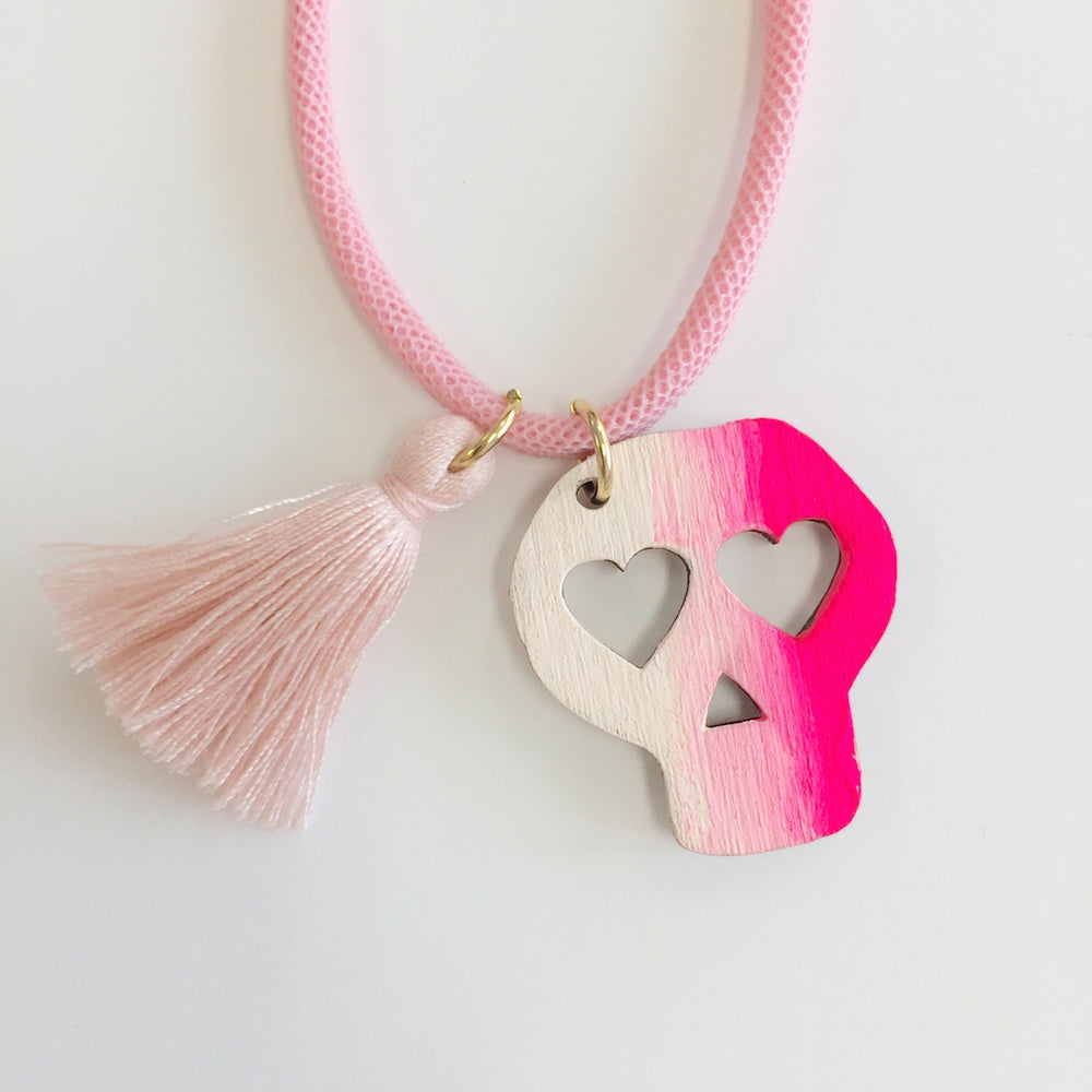 NECKLACE - SKULL - PiNK/PiNK