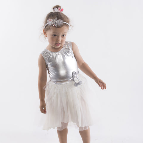 A-Loulou Dress in Silver