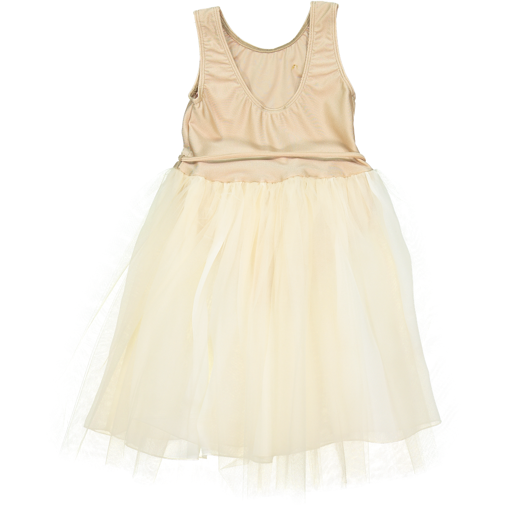 23 Papillons Dress in Beige/Gold