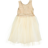 23 Papillons Dress in Beige/Gold