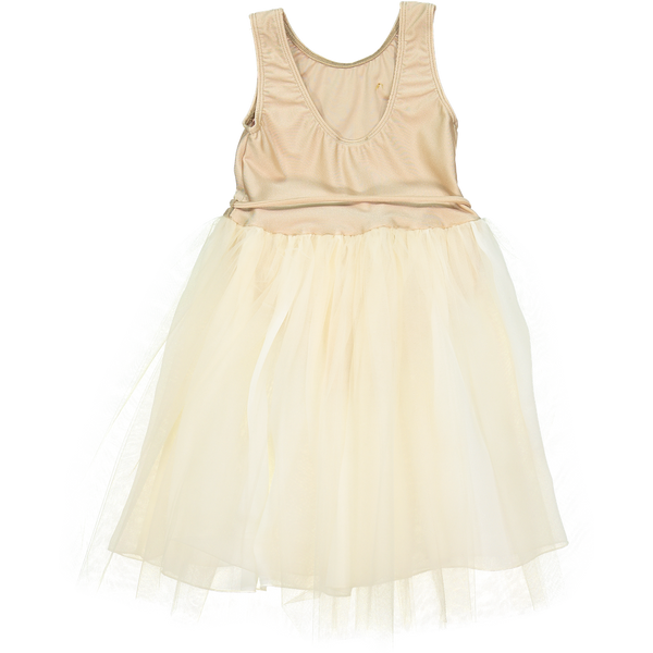 23 Papillons Dress in Beige/Gold