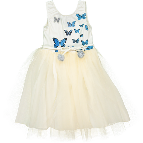 23 Papillons dress in Blue