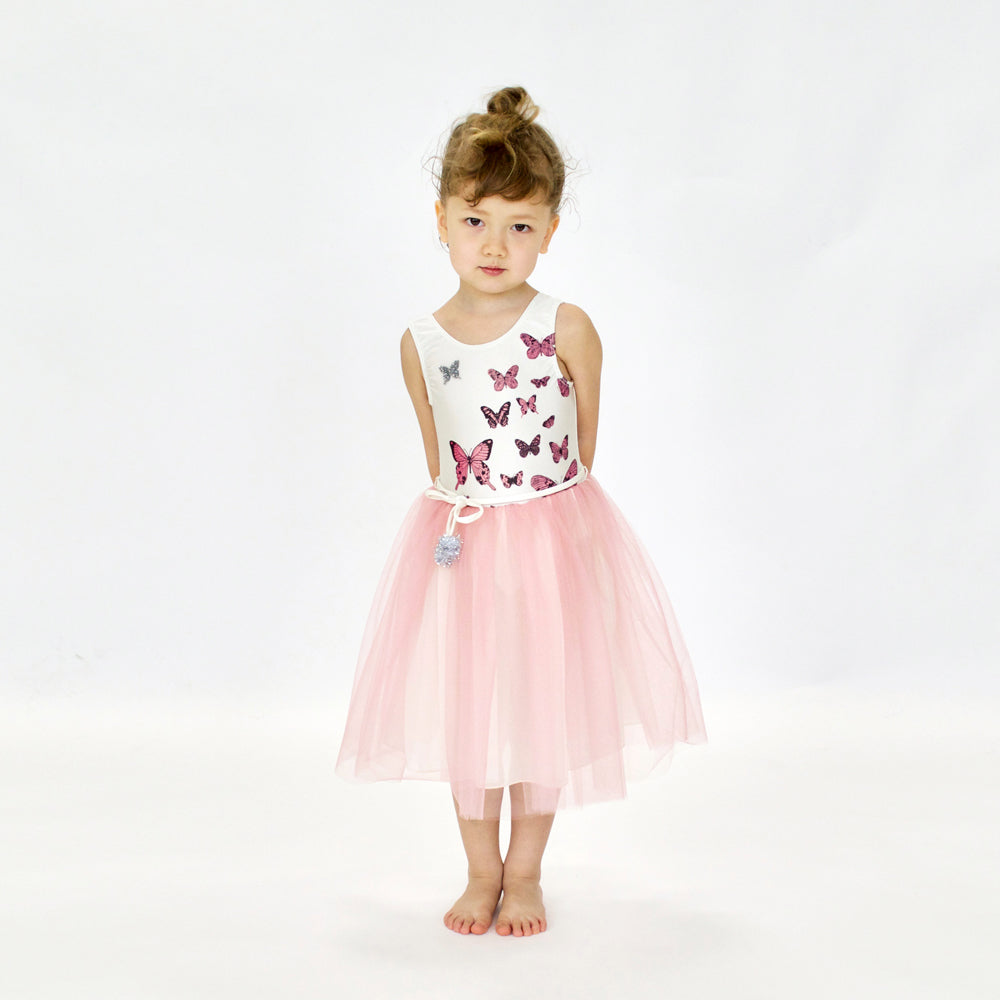 23 Papillons Dress in Pink