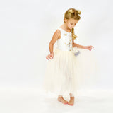 23 Papillons Dress in Ivory/Gold