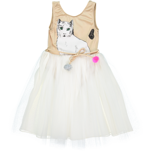 23 Chat Blanc Dress in Beige