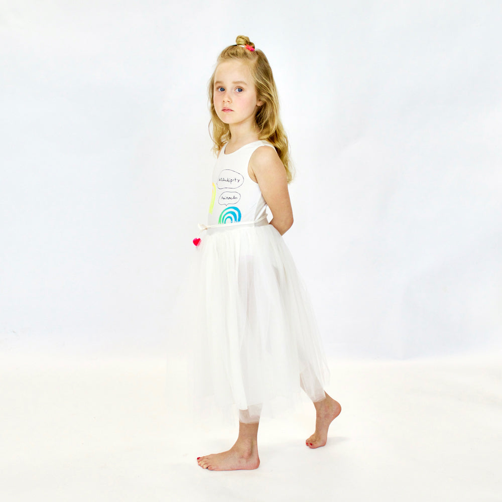 23 L'arc en Ciel Dress in ivory