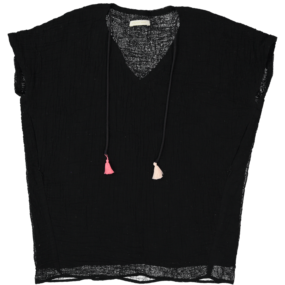 22-DRESS TERRE in BLACK