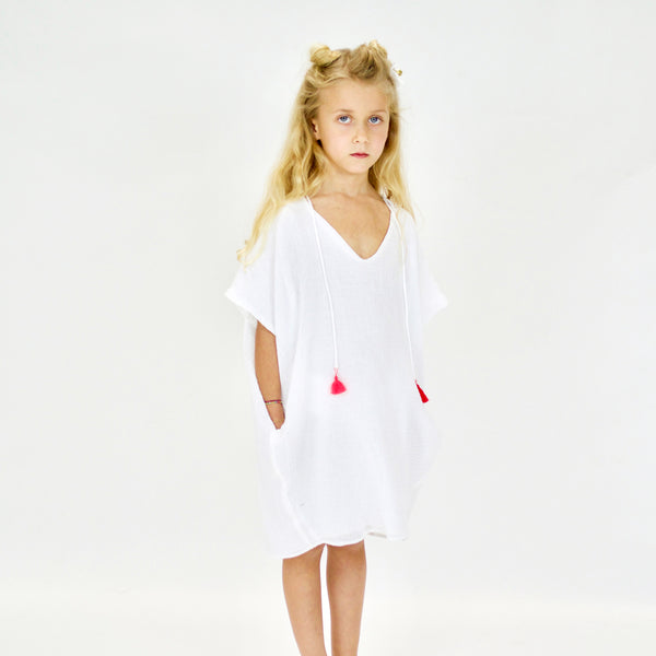 22-DRESS TERRE in WHiTE