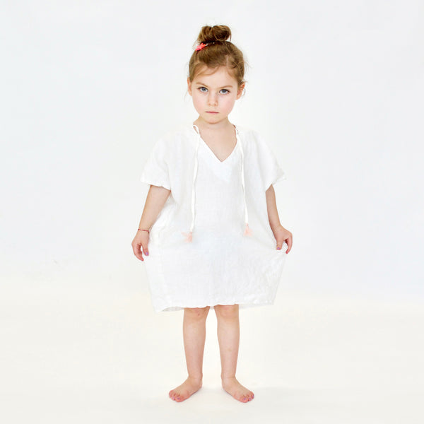 22-DRESS TERRE in MiLKY WHiTE