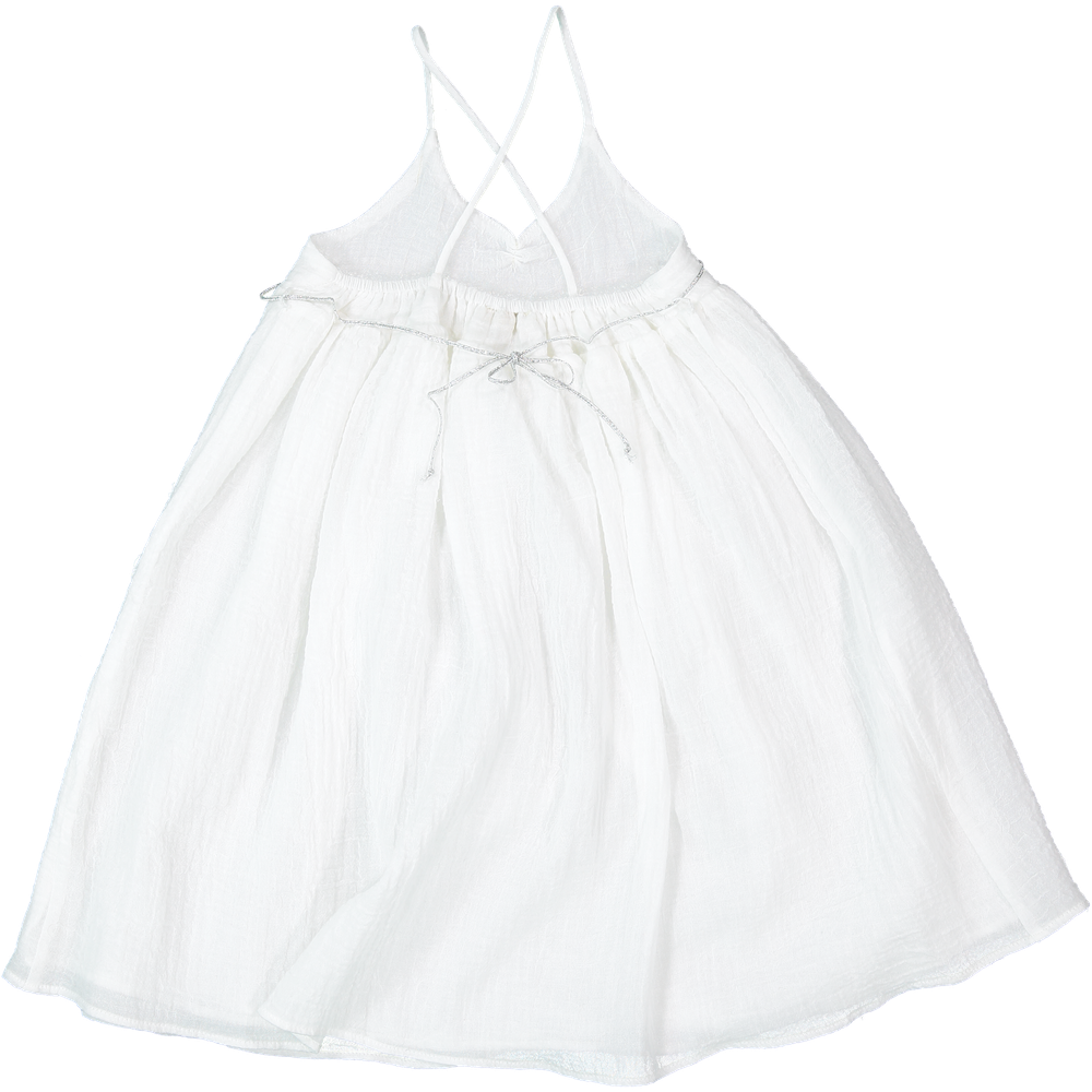 22-PLANÈTES DRESS in WHiTE