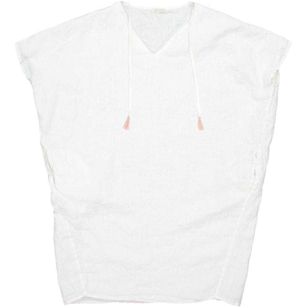 22-Terre Women's Dress in Milky White