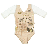 23 LEOTARD - PAPiLLONS  - BEiGE/GOLD