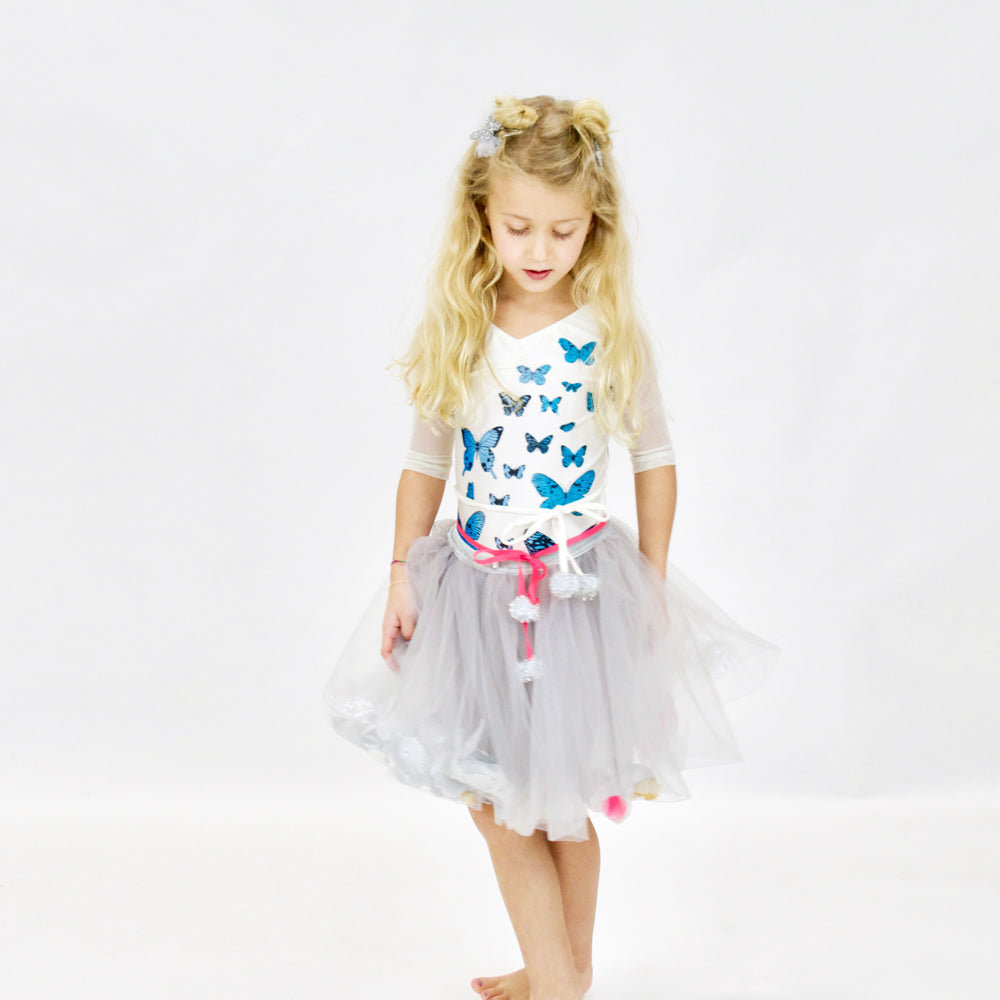 23 LEOTARD - PAPiLLONS  - BLUE