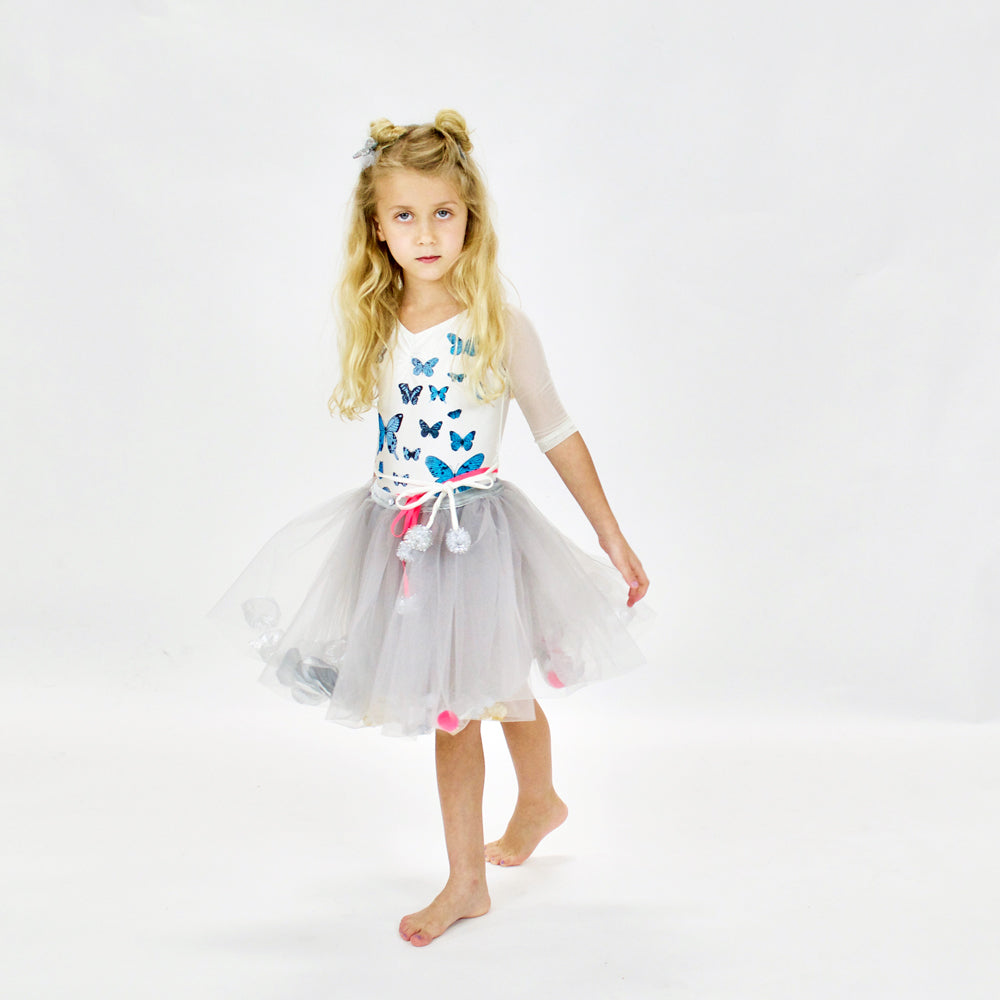 23 LEOTARD - PAPiLLONS  - BLUE