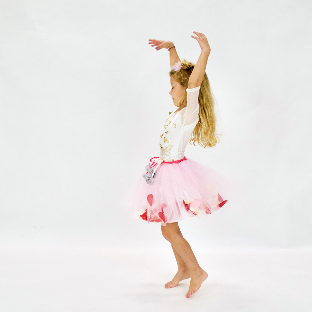23 LEOTARD - PAPiLLONS  - iVORY/GOLD