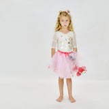 23 LEOTARD - PAPiLLONS  - iVORY/GOLD