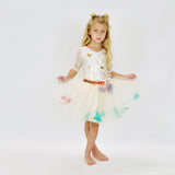 23 LEOTARD - PAPiLLONS  - iVORY/GOLD