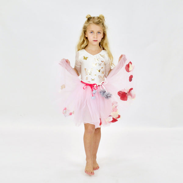 23 LEOTARD - PAPiLLONS  - iVORY/GOLD