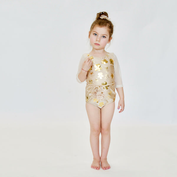 23 LEOTARD - Le BOUQUET  - BEiGE