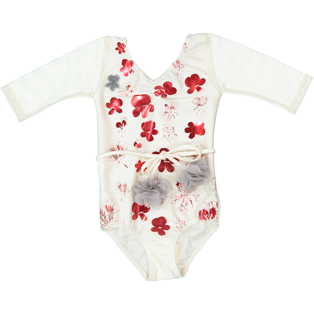 23 LEOTARD - Le BOUQUET  - iVORY