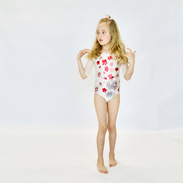 23 LEOTARD - Le BOUQUET  - iVORY