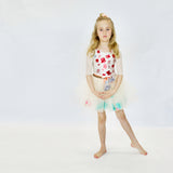 23 LEOTARD - Le BOUQUET  - iVORY