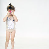 23 LEOTARD - CHAT BLANC  - BEiGE