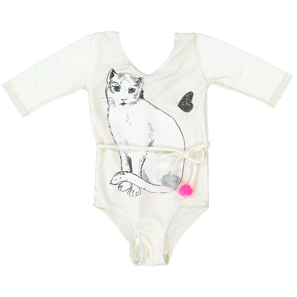 23 LEOTARD - CHAT BLANC  - iVORY