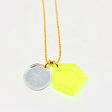 Birthstone Necklace with Charm in Small size