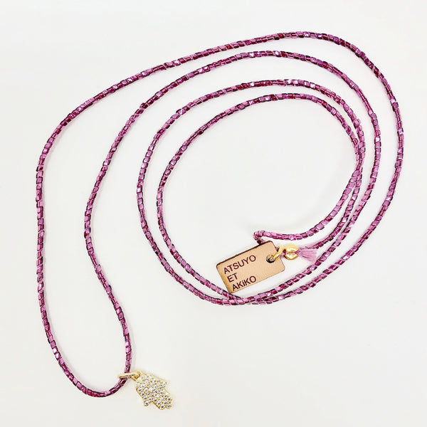 Hamsa Metallic Necklace
