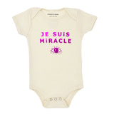 Je Suis Miracle Organic Onesie & Blanket in Natural