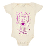 Hamsa Organic Onesie in Natural