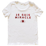 Crew Tee Women - Je Suis Miracle in Red Foil