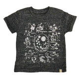 Tri Blend Tee - Zodiac in Silver Foil