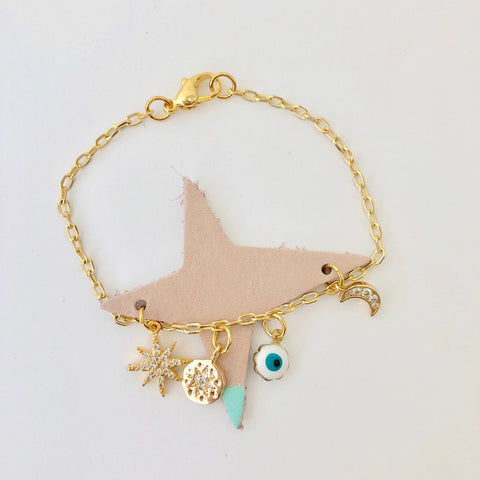 Team Amulet Bracelet - Natural