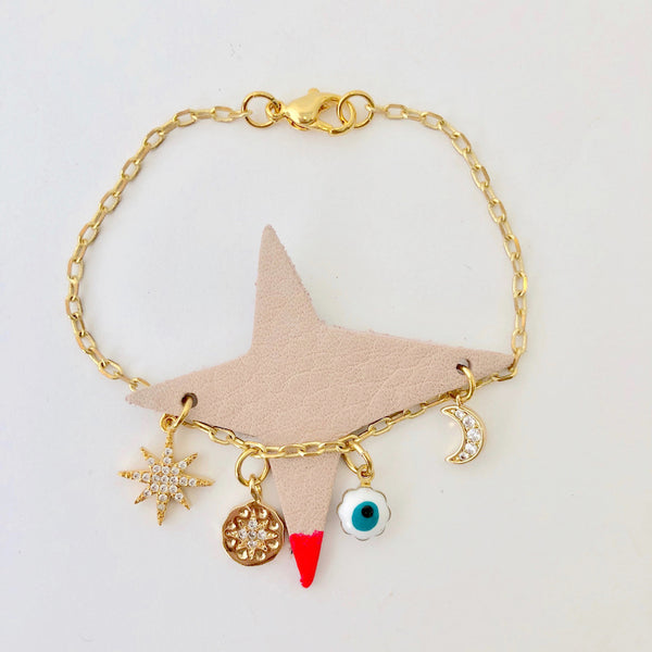 Team Amulet Bracelet - Natural