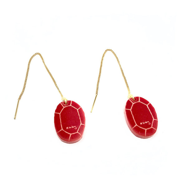 Birthstone Ear Thread