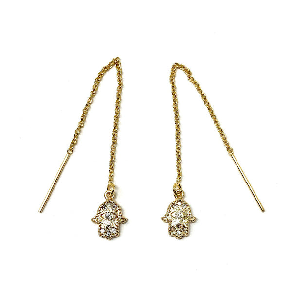 Cosmic Magic Ear Thread (A Pair) -14K Yellow Goldfilled