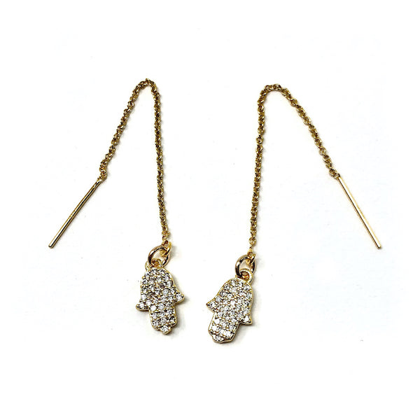 Cosmic Magic Ear Thread (A Pair) -14K Yellow Goldfilled
