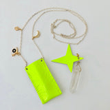 Amulet Crystal Necklace - Fluo
