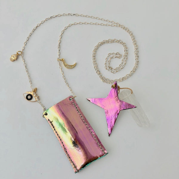 Amulet Crystal Necklace - Foil
