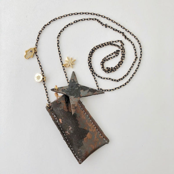 Amulet Crystal Necklace - Oxidize